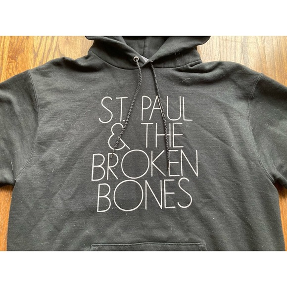 St. Paul & The Broken Bones Sweatshirt Size Large Black Concert Merch Champion - Picture 2 of 7